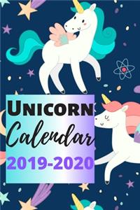 Unicorn Calendar 2019-2020