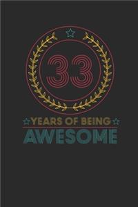 33 Years Of Being Awesome