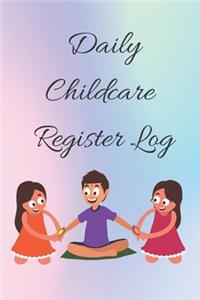 Daily Childcare Register Log