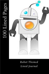 Robot Themed Lined Journal