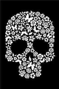 Floral Skull Notebook (6x9 Journal)