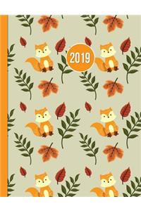 2019 Planner; Fall Foxes