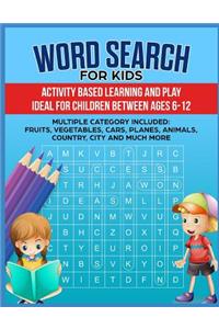 Word Search for Kids (Age 6-12)