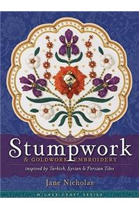 Stumpwork & Goldwork Embroidery Inspired by Turkish, Syrian & Persian Tiles