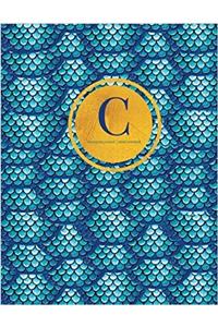 Initial C Notebook, Monogram Journal