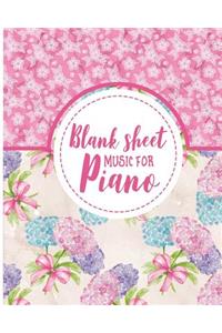Blank Sheet Music for Piano