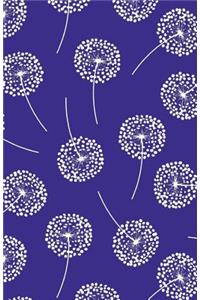 Bullet Journal Dandelions in Purple
