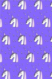 Bullet Journal Notebook Sketchy Unicorns Pattern 5
