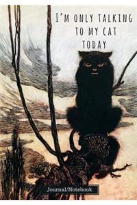 I am only talking to my cat today