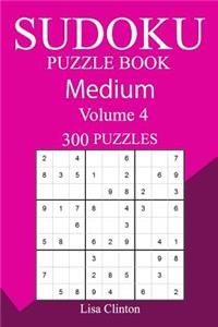 300 Medium Sudoku Puzzle Book