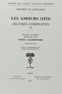 Tome III - Ode de la Paix, Tombeau de Marguerite de Valois, Cinquieme Livre Des Odes (1550-1552)