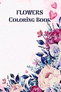 Flowers Coloring book: 69 Coloring Pages for relaxation and stress relief Coloring book for Adults Beginner friendly flowers coloring book adult coloring book large design