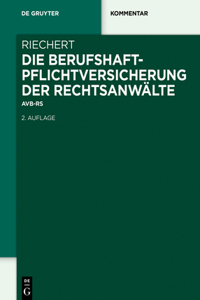 Die Berufshaftpflichtversicherung Der Rechtsanwälte