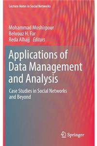 Applications of Data Management and Analysis