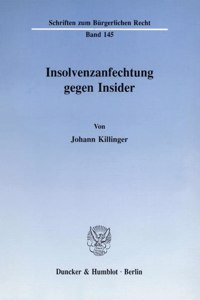 Insolvenzanfechtung Gegen Insider