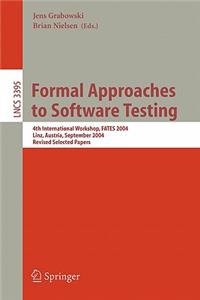 Formal Approaches to Software Testing