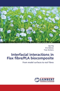 Interfacial interactions in Flax fibre/PLA biocomposite