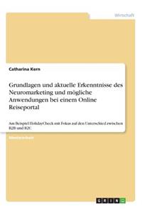 Grundlagen und aktuelle Erkenntnisse des Neuromarketing und mögliche Anwendungen bei einem Online Reiseportal