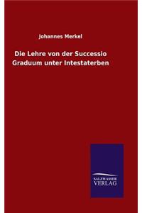 Die Lehre von der Successio Graduum unter Intestaterben