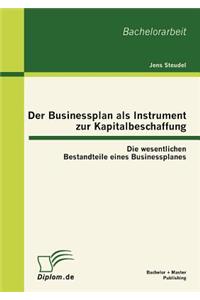 Der Businessplan als Instrument zur Kapitalbeschaffung