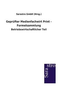 Geprüfter Medienfachwirt Print - Formelsammlung