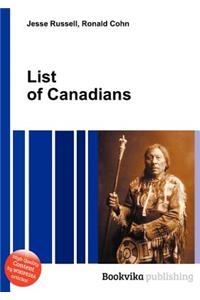List of Canadians