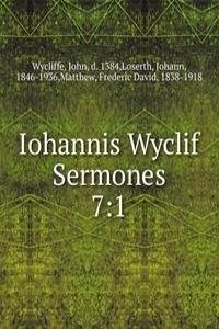 Iohannis Wyclif Sermones