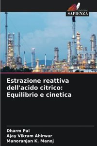 Estrazione reattiva dell'acido citrico