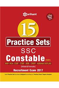 15 Practice Sets SSC Constable (GD) Entrance Exam 2017