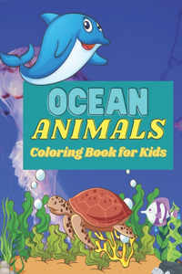 Ocean Animals Coloring Book for Kids