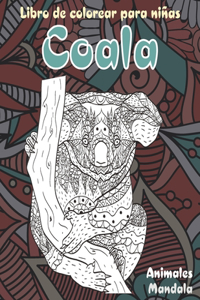 Libro de colorear para niñas - Mandala - Animales - Coala