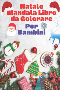 Natale Mandala Libro da Colorare Per Bambini