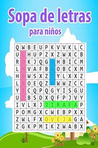 Sopa de letras para niños