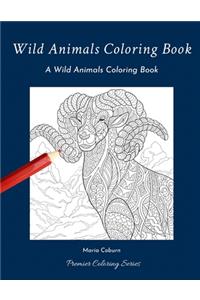 Wild Animals Coloring Book