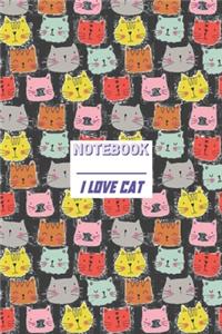 Notebook I Love cat