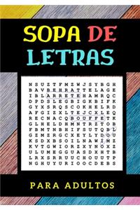 Sopa de Letras Para Adultos