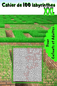 Cahier de 100 Labyrinthes XXl Pour Enfants et Adultes