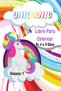 Unicornio Libro para colorear