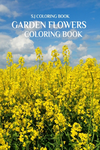 Garden Flowers Coloring Book