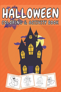 Halloween Coloring & Activity Book