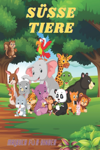SÜSSE TIERE - Malbuch Für Kinder