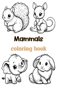 Mammals coloring book