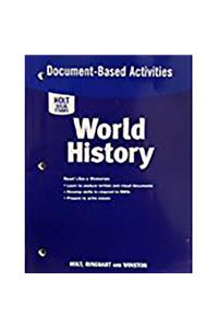 World History Full Survey: Document-Based Activities for World History