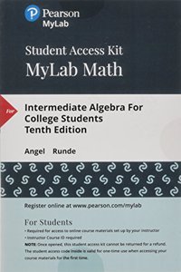 Mylab Math with Pearson Etext -- 24 Month Standalone Access Card -- For Intermediate Algebra for College Students