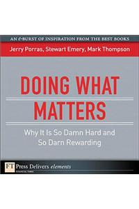 Doing What Matters