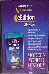 McDougal Littell World History: Patterns of Interaction California: Eedition CD-ROM Grades 9-12 Modern World History 2006