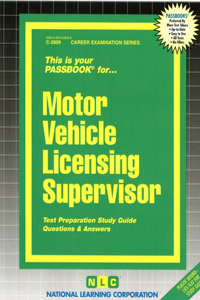 Motor Vehicle Licensing Supervisor