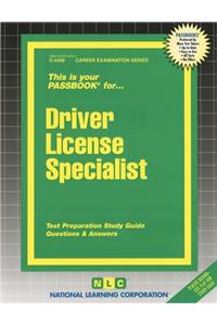 Driver License Specialist