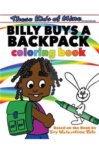 Billy Buys A Backpack Coloring Book