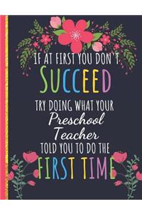 Try Doing What Your Preschool Teacher Told You To Do The First Time